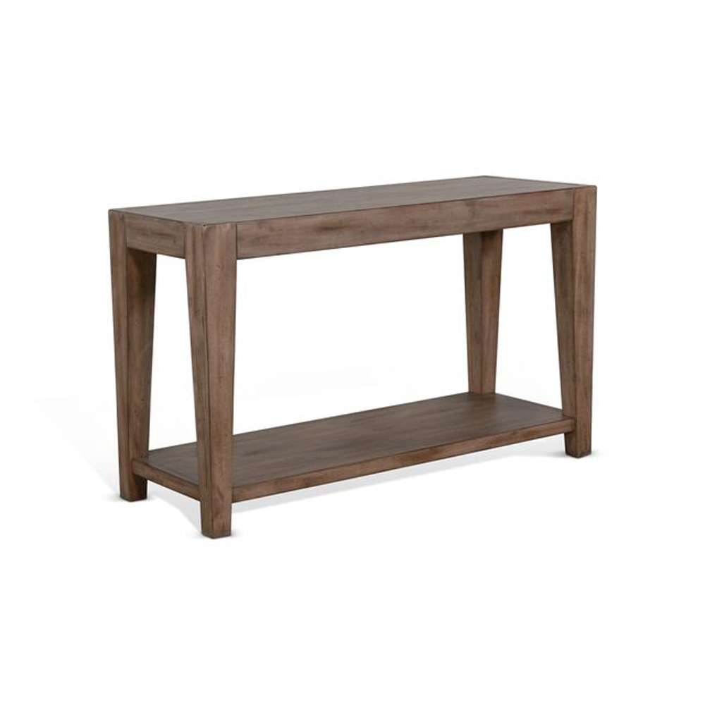 Sunny Designs - Doe Valley -  Doe Valley 50in Mid-Century Mahogany Wood Sofa Table in Taupe Brown - 3148BU-S veiw 1