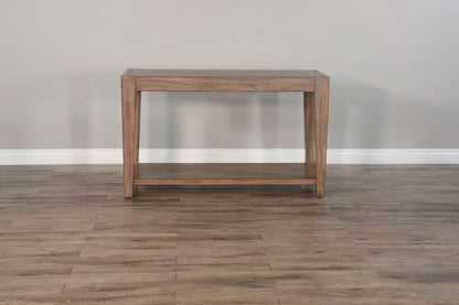 Sunny Designs - Doe Valley -  Doe Valley 50in Mid-Century Mahogany Wood Sofa Table in Taupe Brown - 3148BU-S veiw 2