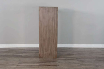 Sunny Designs - Doe Valley -  Doe Valley 50in Mid-Century Mahogany Wood Sofa Table in Taupe Brown - 3148BU-S veiw 3
