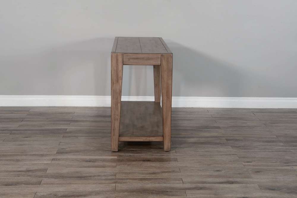 Sunny Designs - Doe Valley -  Doe Valley 50in Mid-Century Mahogany Wood Sofa Table in Taupe Brown - 3148BU-S veiw 4