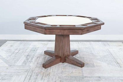 Sunny Designs - Doe Valley -  Reversible Game and Dining Poker Table - 1033BU veiw 4