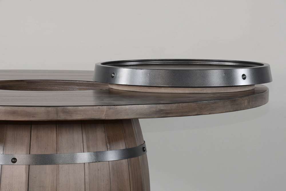 Sunny Designs - Doe Valley -  Round Pub Table with Wine Barrel Base - 1038BU veiw 6