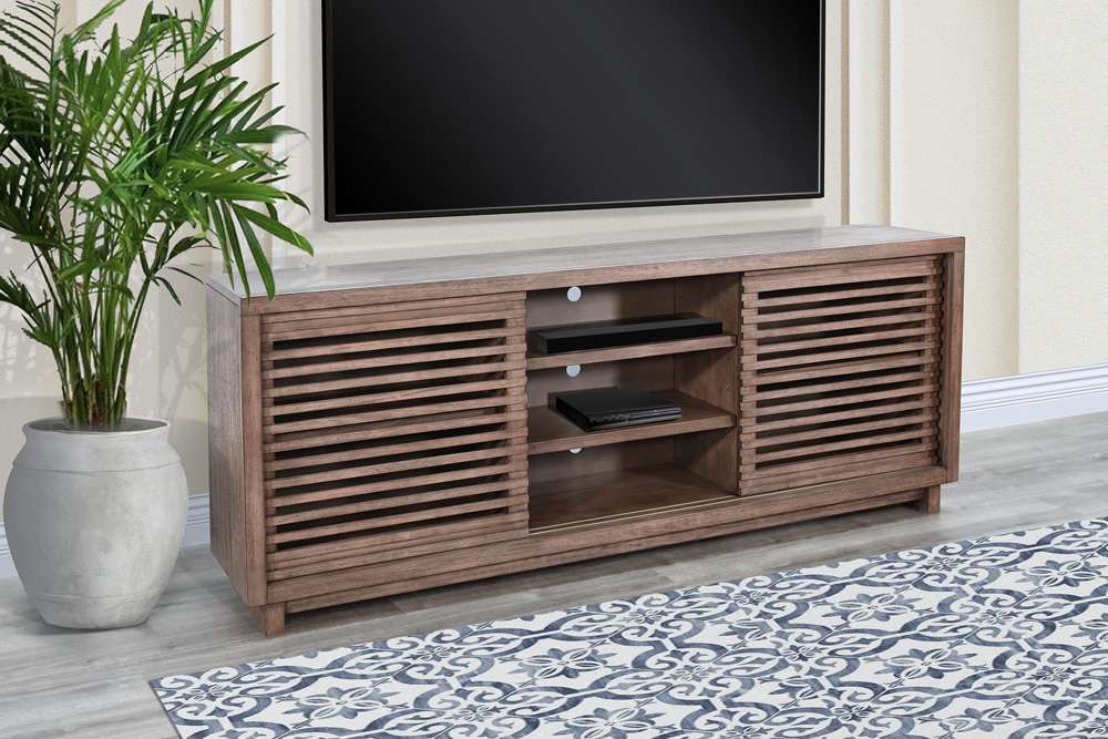Sunny Designs - Doe Valley -  TV Console - 3665BU-75 veiw 2