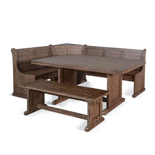 Sunny Designs - Doe Valley -  Wood Breakfast Nook Dining Set - 0113BU veiw 1