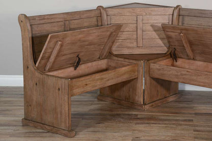 Sunny Designs - Doe Valley -  Wood Breakfast Nook Dining Set - 0113BU veiw 3