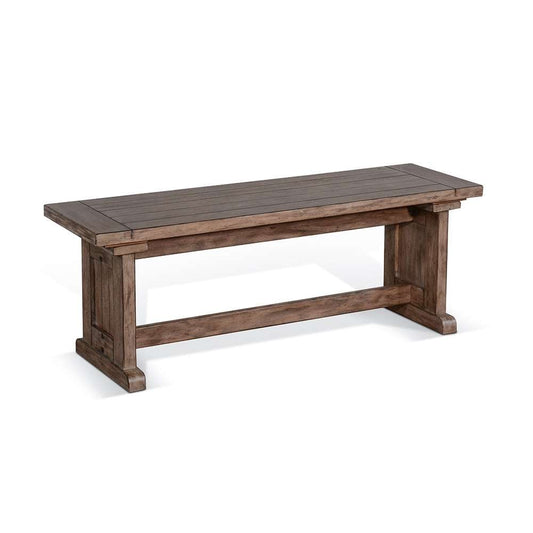 Sunny Designs - Doe Valley -  Wood Side Bench - 0113BU-SB veiw 1