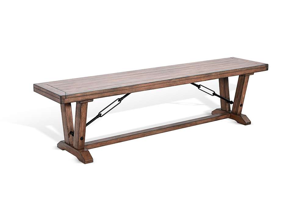 Sunny Designs - Doe Valley -  Yellowstone Bench with Turnbuckles - 1668BU veiw 1