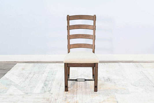 Sunny Designs - Doe Valley -  Yellowstone Ladderback Chair, Cushion Seat (Set of 2) - 1667BU veiw 2