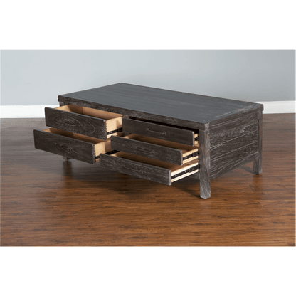 Sunny Designs - Dundee Coffee Table in Dark Brown - 3271KB-C veiw 3