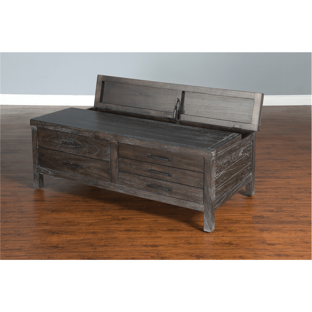 Sunny Designs - Dundee Coffee Table in Dark Brown - 3271KB-C veiw 5