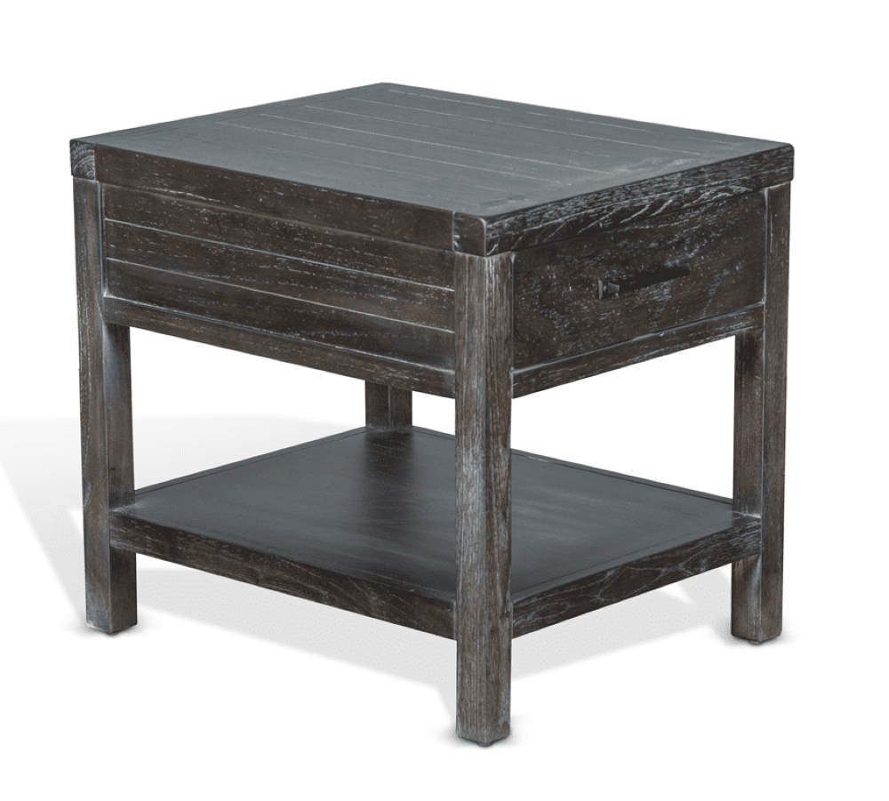 Sunny Designs - Dundee End Table in Dark Brown - 3271KB-E_CLOSEOUT veiw 1