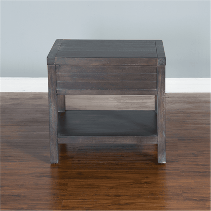 Sunny Designs - Dundee End Table in Dark Brown - 3271KB-E_CLOSEOUT veiw 2