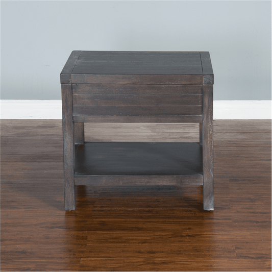 Sunny Designs - Dundee End Table in Dark Brown - 3271KB-E_CLOSEOUT veiw 2