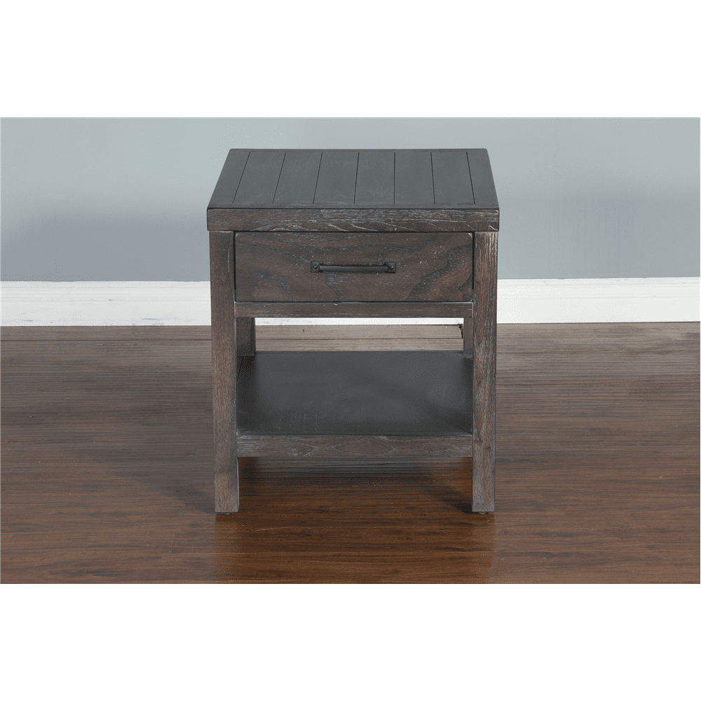 Sunny Designs - Dundee End Table in Dark Brown - 3271KB-E_CLOSEOUT veiw 3