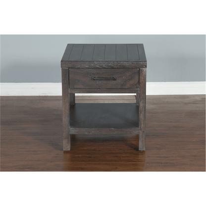 Sunny Designs - Dundee End Table in Dark Brown - 3271KB-E_CLOSEOUT veiw 3