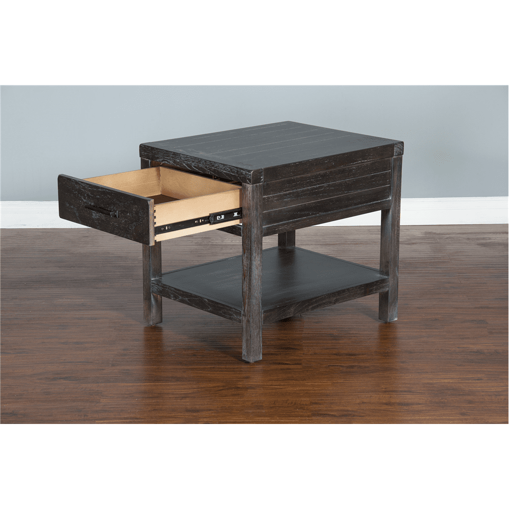 Sunny Designs - Dundee End Table in Dark Brown - 3271KB-E_CLOSEOUT veiw 4