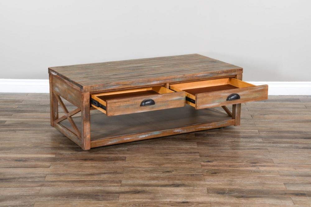 Sunny Designs - Durango Cocktail Table in Light Brown - 3131WB-C_CLOSEOUT veiw 3