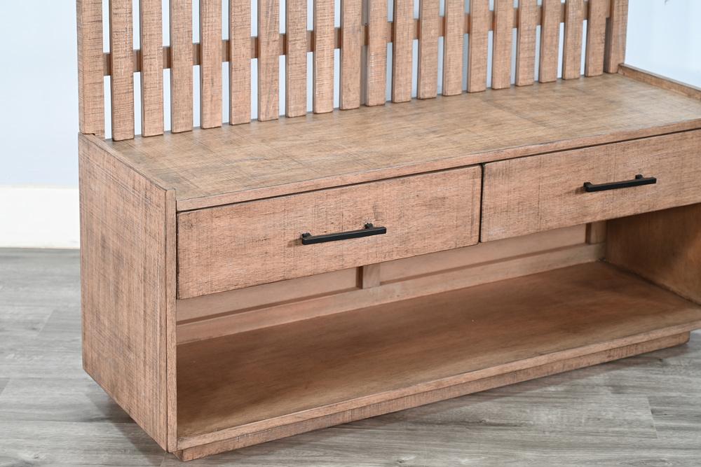 Sunny Designs - Eliza Hall Tree with Bench - 2149DR veiw 2