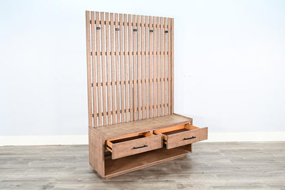 Sunny Designs - Eliza Hall Tree with Bench - 2149DR veiw 3