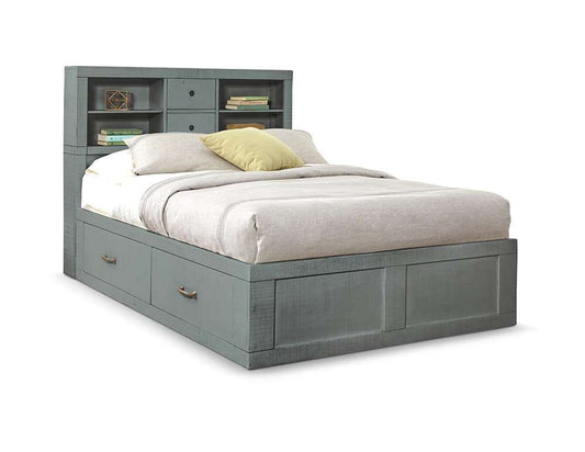 Sunny Designs - Flex Life Ranch House -  Ranch House Full Captains Bookcase Storage Bed - 2319LB-SF veiw 1