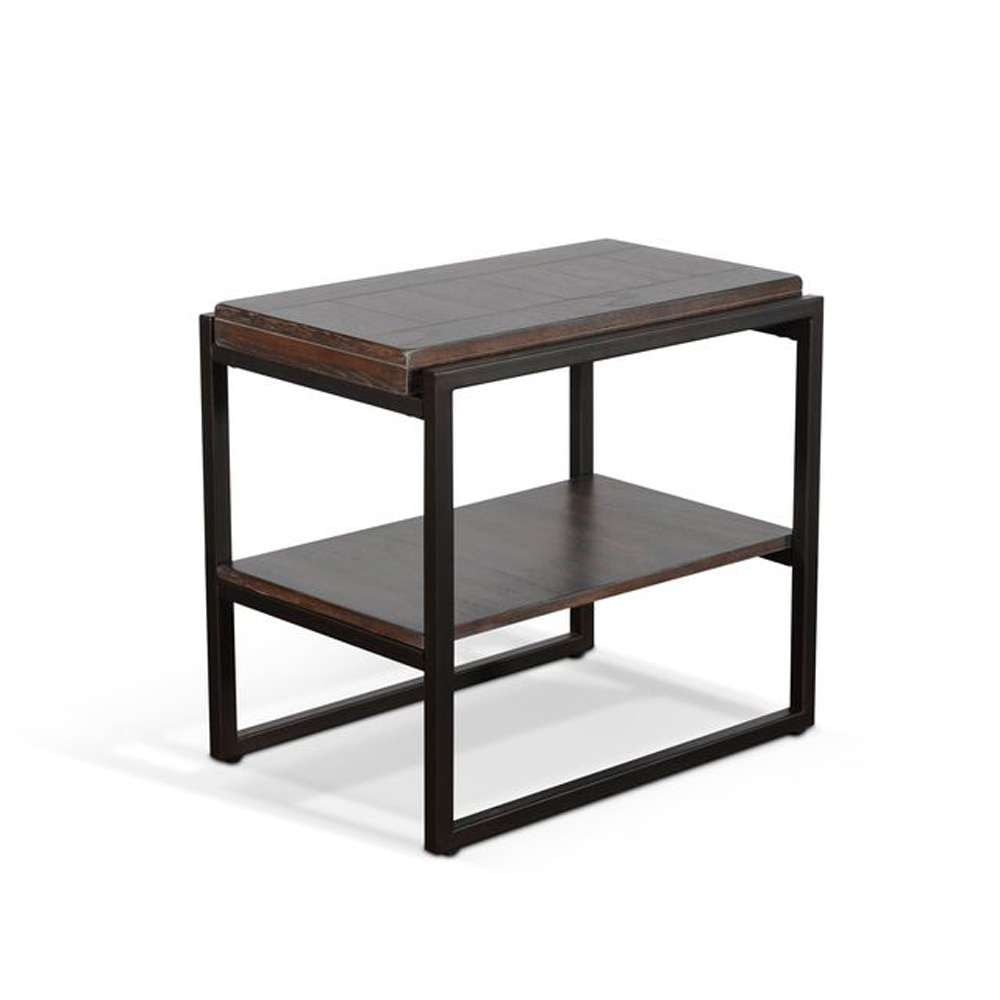 Sunny Designs -  French Metal Sled Base Chair Side Table - 3159FR2-CS_CLOSEOUT veiw 1
