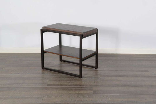 Sunny Designs -  French Metal Sled Base Chair Side Table - 3159FR2-CS_CLOSEOUT veiw 2