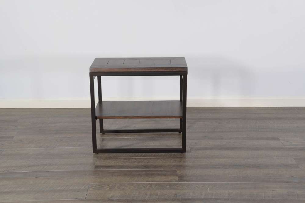 Sunny Designs -  French Metal Sled Base Chair Side Table - 3159FR2-CS_CLOSEOUT veiw 5