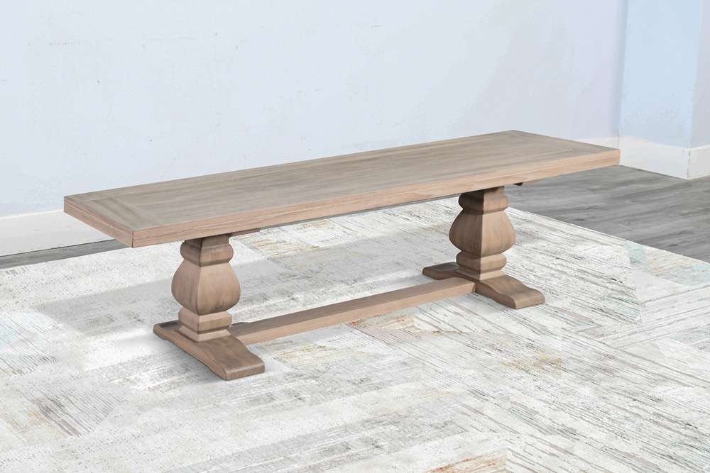 Sunny Designs -  Gianna Wood Dining Bench - 1502WE veiw 2