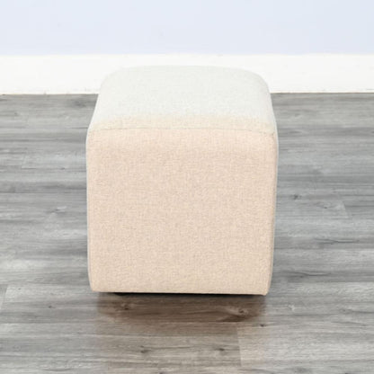 Sunny Designs - Gibson Ottoman Cushion Stool with Casters - 0117WE-SC veiw 3