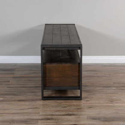 Sunny Designs - Homestead 64in TV Console in Dark Brown - 3568TL2-64 veiw 4