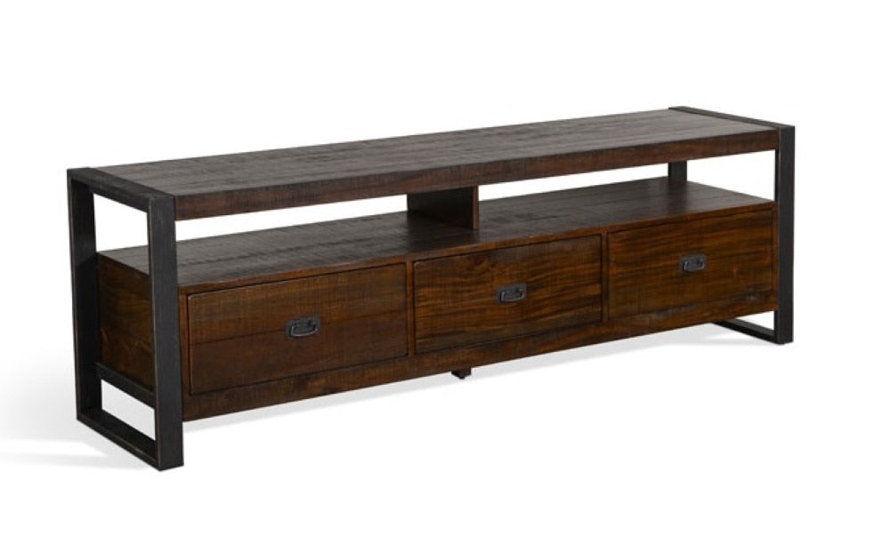 Sunny Designs - Homestead 78in TV Console in Tobacco Leaf - 3568TL2-78 veiw 1