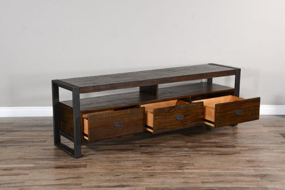 Sunny Designs - Homestead 78in TV Console in Tobacco Leaf - 3568TL2-78 veiw 2