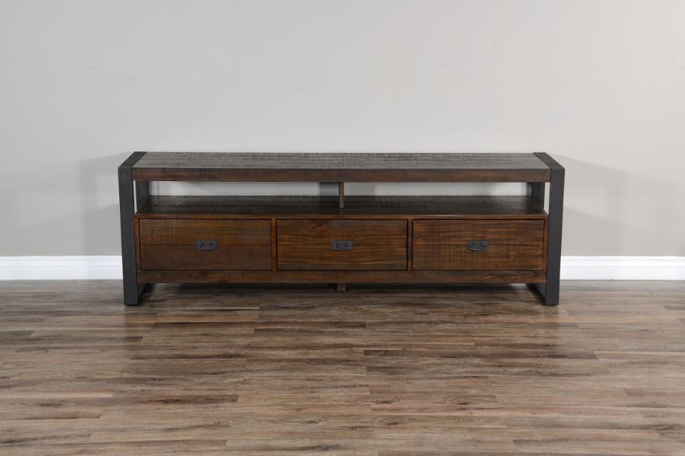 Sunny Designs - Homestead 78in TV Console in Tobacco Leaf - 3568TL2-78 veiw 3