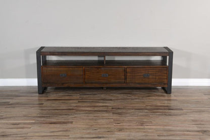 Sunny Designs - Homestead 78in TV Console in Tobacco Leaf - 3568TL2-78 veiw 3