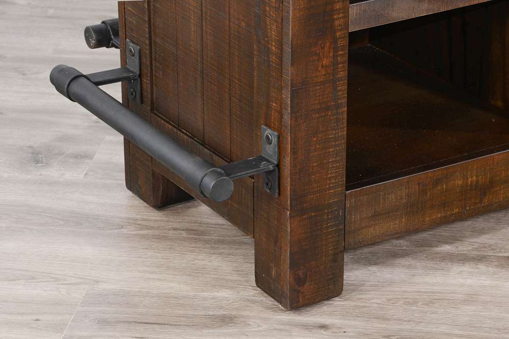 Sunny Designs - Homestead -  80in Traditional Wood Home Bar - 1963TL2 veiw 2