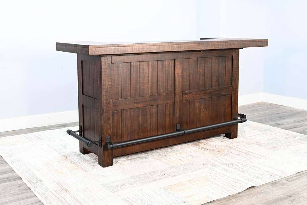 Sunny Designs - Homestead -  80in Traditional Wood Home Bar - 1963TL2 veiw 5