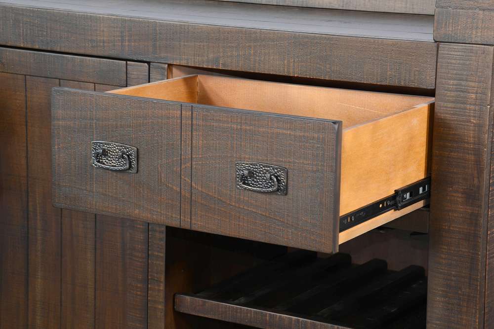Sunny Designs - Homestead -  80in Traditional Wood Home Bar - 1963TL2 veiw 8