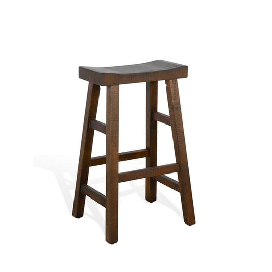 Sunny Designs - Homestead -  Bar Saddle Seat Stool, Wood Seat (Set of 2) - 1768TL-30 veiw 1