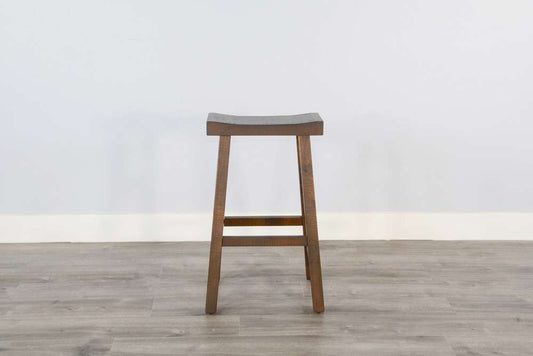 Sunny Designs - Homestead -  Bar Saddle Seat Stool, Wood Seat (Set of 2) - 1768TL-30 veiw 2