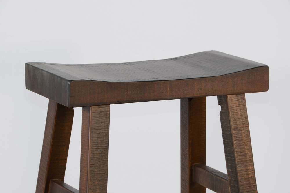 Sunny Designs - Homestead -  Bar Saddle Seat Stool, Wood Seat (Set of 2) - 1768TL-30 veiw 5