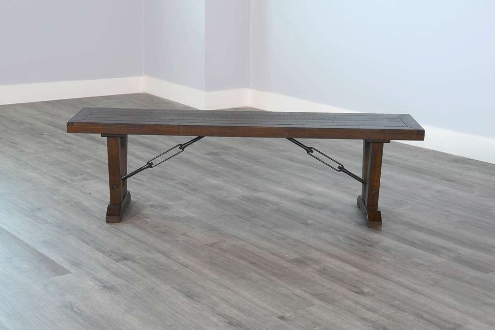 Sunny Designs - Homestead -  Bench with Turnbuckles - 1668TL veiw 2