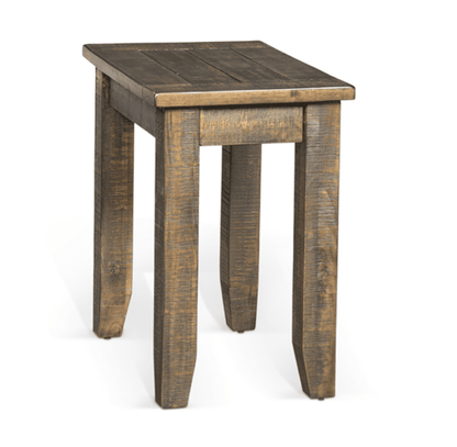 Sunny Designs - Homestead Chair Side Table in Dark Brown - 3292TL-CS veiw 1