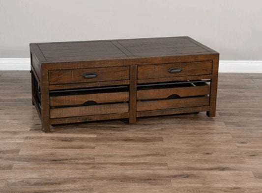 Sunny Designs - Homestead Coffee Table - Dark Brown - 3266TL-C veiw 1
