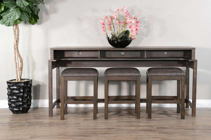 Sunny Designs - Homestead -  Console Table with USB Power Pack - 2050TL-CT veiw 2