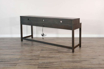 Sunny Designs - Homestead -  Console Table with USB Power Pack - 2050TL-CT veiw 3
