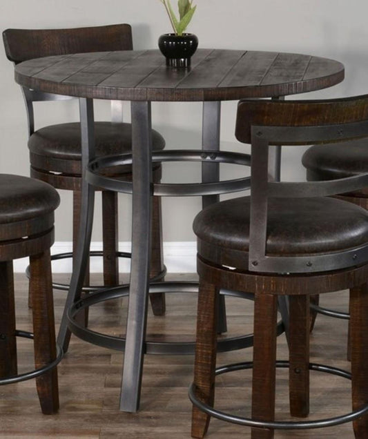 Sunny Designs - Homestead Counter Height Table - Dark Brown - 1127TL-36 veiw 1