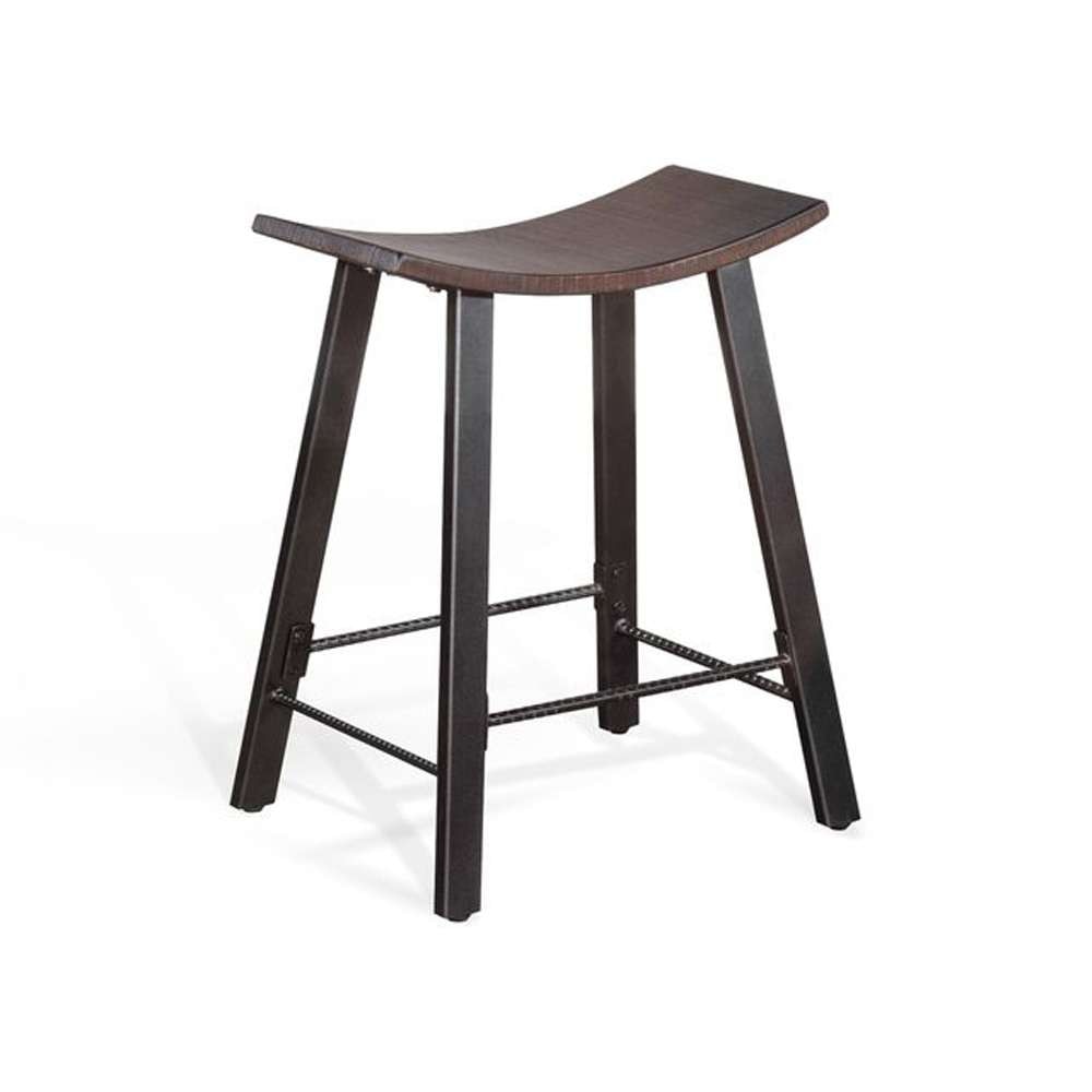 Sunny Designs - Homestead -  Counter Metal Saddle Stool (Set of 2) - 1659TL-24 veiw 1