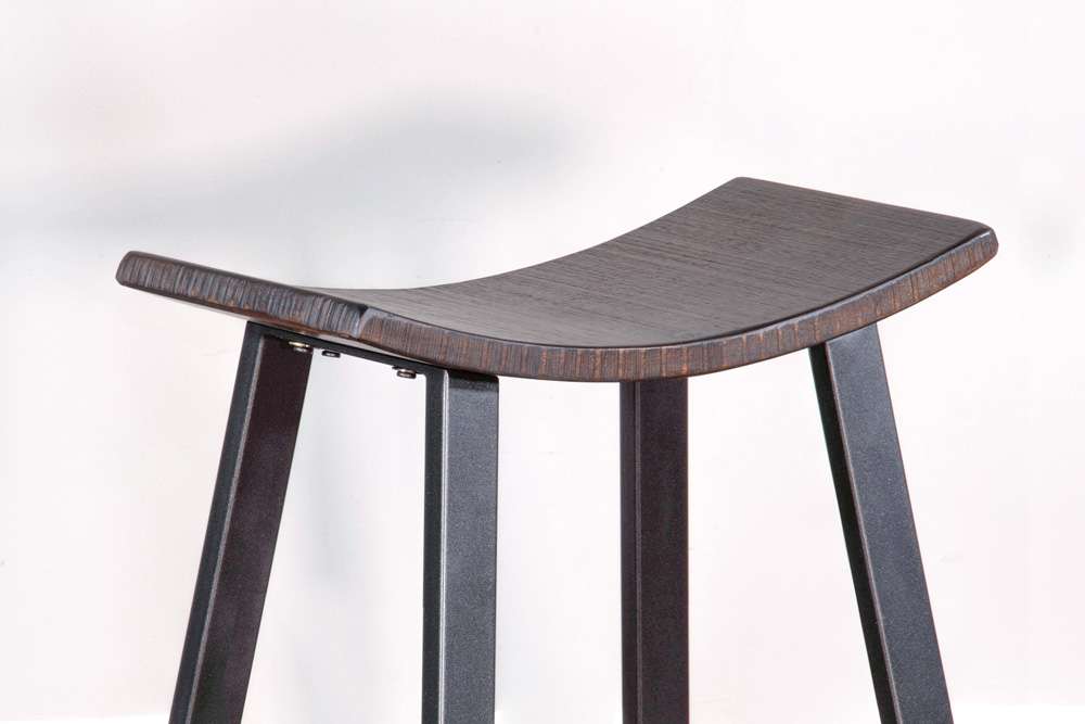 Sunny Designs - Homestead -  Counter Metal Saddle Stool (Set of 2) - 1659TL-24 veiw 2