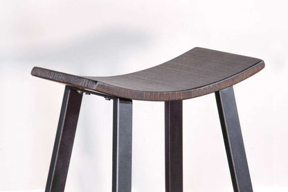 Sunny Designs - Homestead -  Counter Metal Saddle Stool (Set of 2) - 1659TL-24 veiw 2