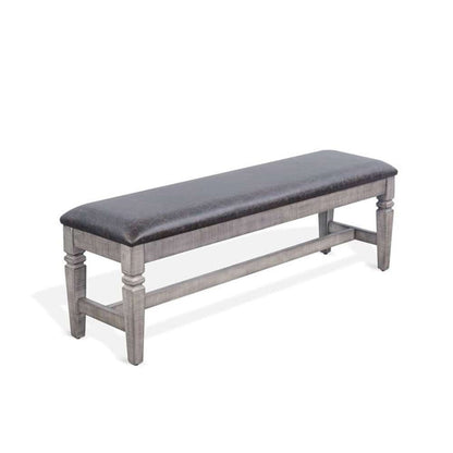 Sunny Designs - Homestead Hills -  Cushioned Bench - 1640TA veiw 1